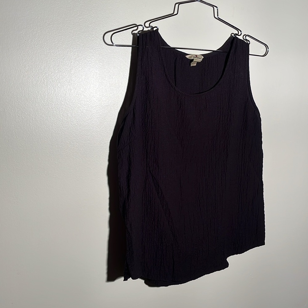 Woolrich Rayon Blend Black Tank Top - Picture 2 of 6
